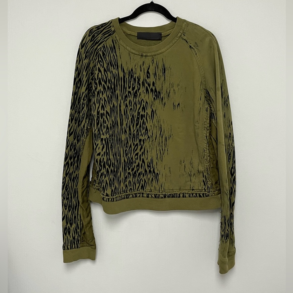Haider Ackermann Animal Print Sweatshirt. Size XL. Brand new.